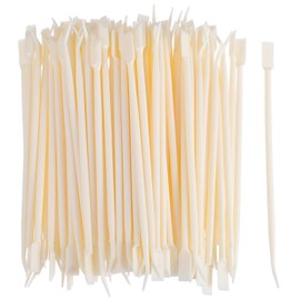 FRCOLOR 200pcs Makeup Separator Tools Needle Eyelash False Supplies Applicator for Use Beige Grafting Lash Lifter Curler Eyelashes Stick Kit Tool Lift Lifting Perming Lashes Kit, Pick