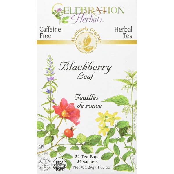 Celebration Herbals CELEBRATION HERBALS Blackberry Leaf Organic 24 Bolsa, 29g/1.02 oz