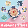 | 6 Pack Microwave Bowl Cozy with Floral Design –