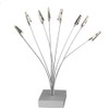 ACEmedia Desktop Stand Photo Holder Clip Tree Cube Base 8- Branch Tree Style Memo Photo Displaying Clip Paper Holder Table Number Holder for Wedding Party Photo Clip Holder Table Numbers