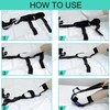 AWAVM Yoga Stretching Strap, Ankle Assist Stretcher, Fitness Leg Stretcher