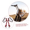 BUGUUYO 1set Motorcycle Rearview Mirrors High Definition Safety Mirrors for