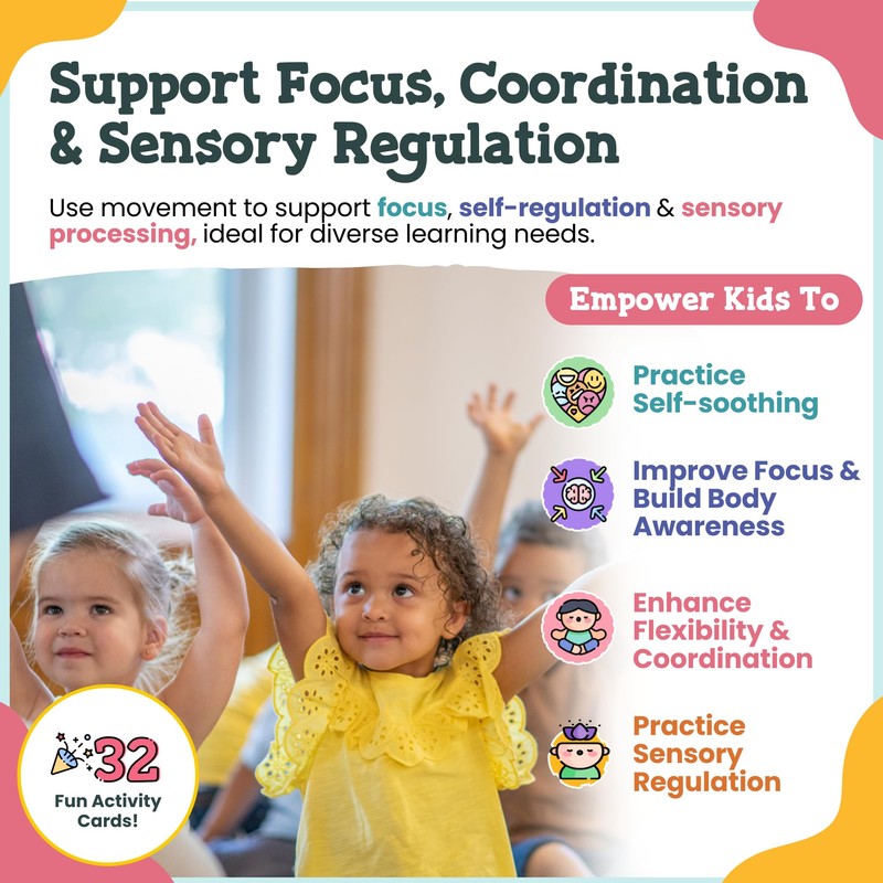 Yoga Cards for Kids - Pose Deck for Beginners, Exercise