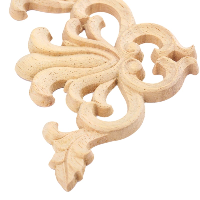 MUXSAM 2pcs 20 * 10cm(Rechts) Europäische Art Holz Skulptur Corner