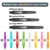 CyeeLife 15pcs Dart Shafts with 20pcs Metal o Rings,5 sets