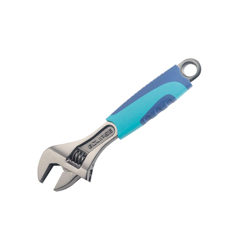 Eclipse Professional Tools ADJW6 Adjustable Wrench Soft Feel Handle 6"