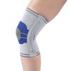 Champion Elastic Knee Support Compression Sleeve, with Flexible Stays, Gray