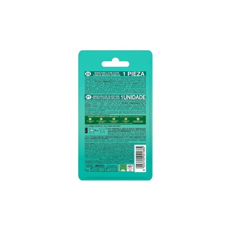 Mascarilla Para Ojos Garnier Hydra Bomb Ácido Hialurónico 6g