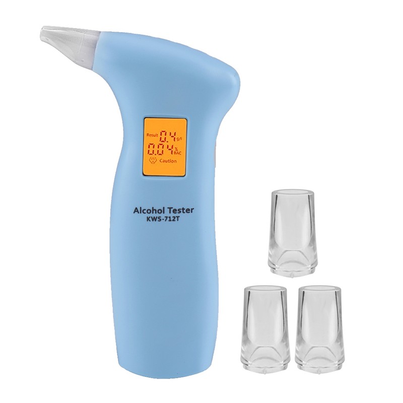 LCD Display Digital Alcohol Test Detector Breath Alcohol Analyser Tester