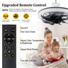 Socket Ceiling Fan Light,Bulb Socket Fan with Remote,Dimmable E26 Base