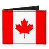 Buckle-Down Canvas Bifold Wallet - Canada Flag