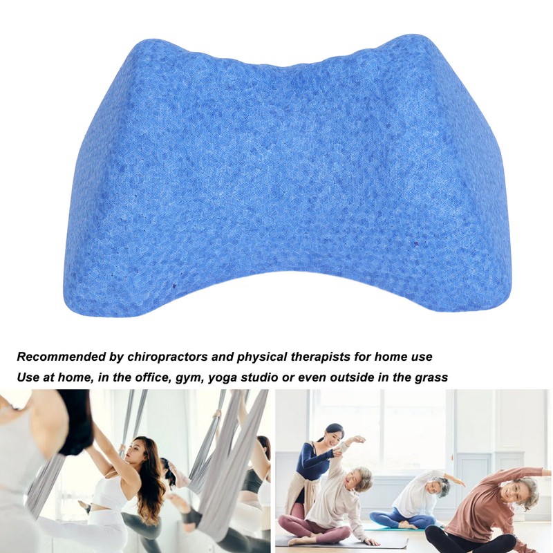 Neck Wedge Bed Sleeping Stretching Pillow Cervical Traction Discomfort Relieve