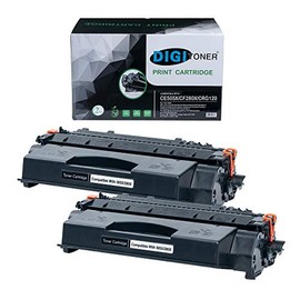 TonerPlusUSA Compatible CF280X CE505X CRG120 Toner Cartridge â CF 280X CE 505X CRG 120 High Yield Toner Cartridge Replacement for HP Laser Printer â Black [2 Pack]