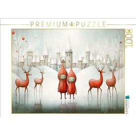 CALVENDO Puzzle Winter Calm | 1000 Pieces Size 25" x 19"