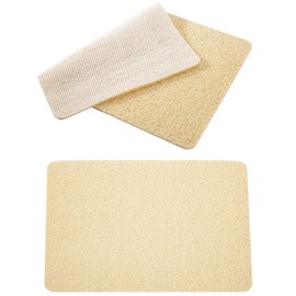 Shower Mat Non Slip PVC Bath Mat for inside shower,bathroom (40x60cm Yellow)