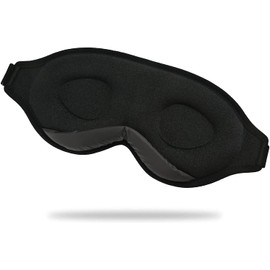 Eye Mask for Sleeping, 99.99% Light Blocking, No Pressure, Silk Texture, 3D Model, Sleep, Breathable, Comfortable to Wear, Adjustable Size, Blindfold, Comfortable Sleep, Memory Foam, Nap, Peaceful Sleep, Easy to Carry, Lightweight, Compact, Unisex, Trave