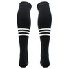 TCK Dugout 3 Stripe Over the Knee Baseball Socks Pattern