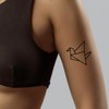 Paper Bird - Temporalis® Tattoo | Ephemeral, Vegan & Waterproof