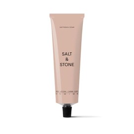 Salt & Stone Body Lotion for Women & Men| Scented Daily Body Lotion | Hydrates, Nourishes & Softens Skin | Restores Dry Skin | Fast-Absorbing | Cruelty-Free & Vegan (100 ml) (Saffron & Cedar)