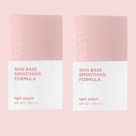Luna Smoothing Formula Skin Base 30ml, light peach, 2 pcs. / 루나 스무딩 포뮬라 스킨 베이스 30ml, 라이트피치, 2개
