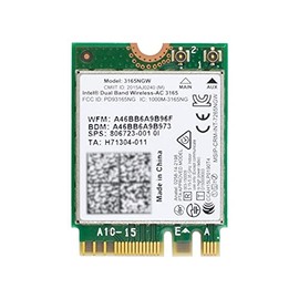 NFHK Dual Band 2.4G 5Ghz 433Mbps 3165AC NGFF 802.11AC WiFi 3165NGW M.2 WLAN Card +BT 4.0 Network Adapter