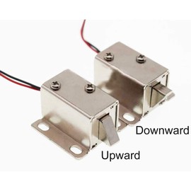 DC 6V/12V Electric Solenoid Lock Assembly Security Lock for Security System safes Door Cabinet