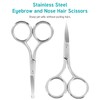 Facial Hair Grooming Scissors for Men & Women: Eyebrow, Nose