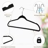 Quality Hangers 50 Pack Slim Plastic Hangers for Clothes -