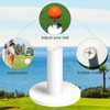 Amy Sport Rubber Golf Tees for Driving Range (Pure White
