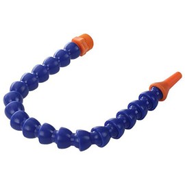 5Pcs Flexible Coolant Pipe Plastic Water Oil 1/4" PT Thread Hose Round Nozzle for Lathe CNC and Water Cooling System (50cm)