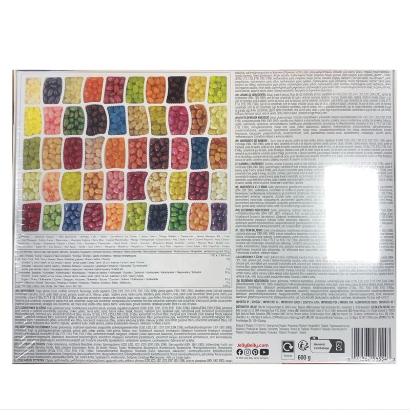 Jelly Belly, Jelly Bean Gift Box - 600g 50 Flavours