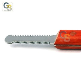PRO STRIPPING KNIFE PET CAT DOG GROOMING COMB HAIR DOUBLE END by G.S ONLINE STORE