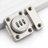 Silver Password Swing Door Lock for Storage Door Latch