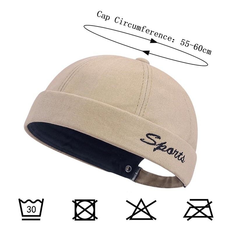 YKDLLF Summer Docker Cap Cotton Docker Cap Sailor Hat Harbour