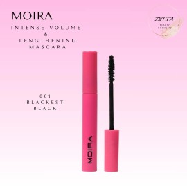Moira, Intense Volume & Lengthening Mascara, Blackest Black