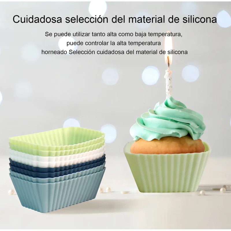 Lohotek Utensilios repostería kit antiadherente alimenticio de silicona reutilizable de