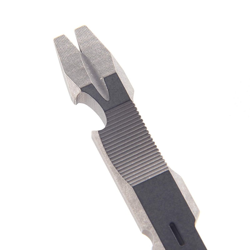 Titanium Pry Bar Crowbar Nail Puller Outdoor Survival With Pocket