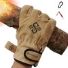 SILVABOND Heat-resistant Gloves, Camping Gloves, Soft, Genuine Leather, Japanese Heat