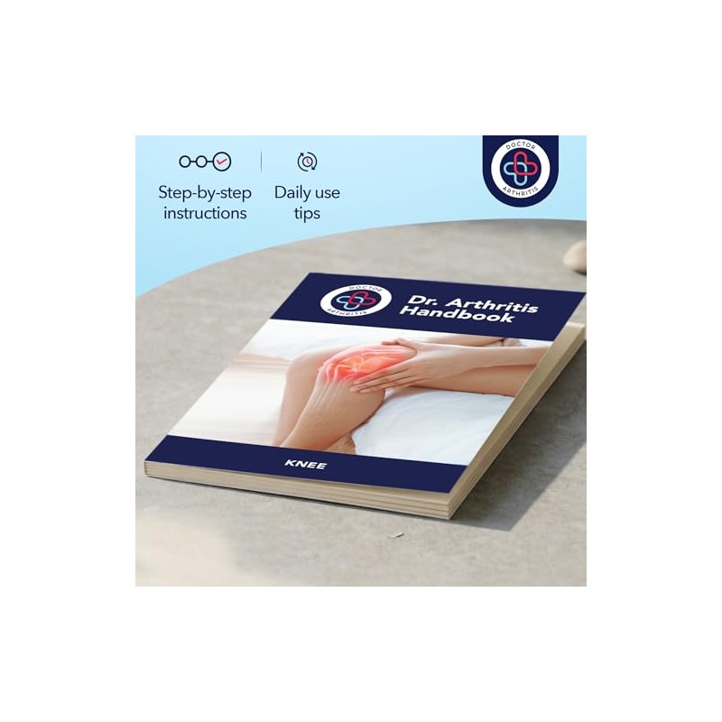 Dr.Arthritis Doctor Developed Patella Tendon Strap & Doctor Handbook- Knee