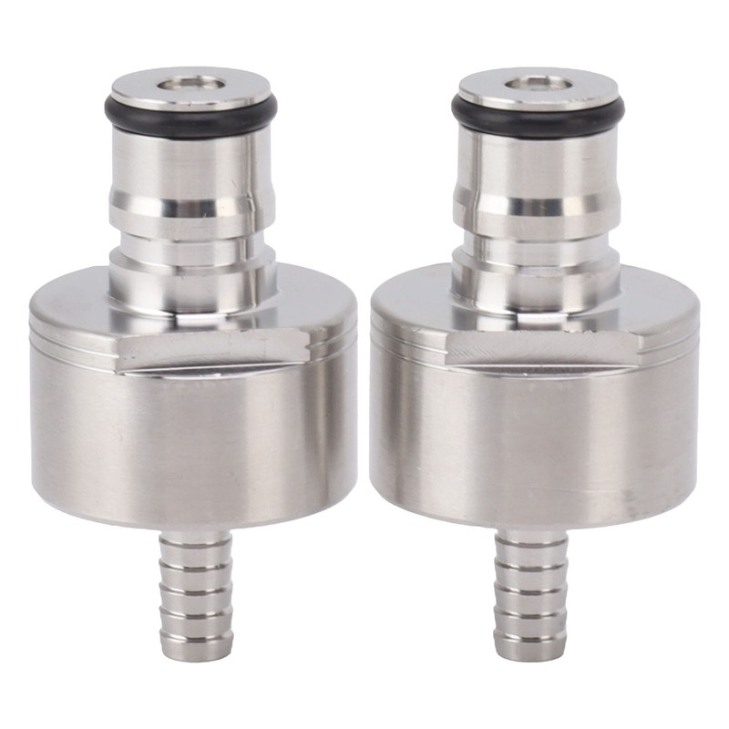 2PCS Stainless Steel Carbonation Cap Forced Carbonation PET Bottle Filling