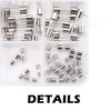 Sunxeke 120Pcs 9 Values 125V Fast Blow Glass Fuses Assortment