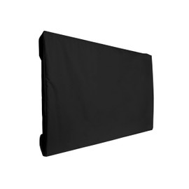 Covermates Outdoor Full TV Cover – Various Sizes, Heavy-Duty Polyester, Weatherproof, Dustproof, Remote Pocket, Outdoor TV Covers, 65-68 Inch Screen Size, Ripstop Black