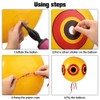 3PCS Bird Repellent Balloons Scary Eyes Balloons with Eye Sticker