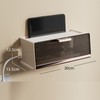 Wall Mounted WIFI Router Storage Box Great Capacity Power Strip