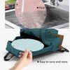 Camping Floded Cutting Silicone Board with Ceramic knife, Cutting, Plate