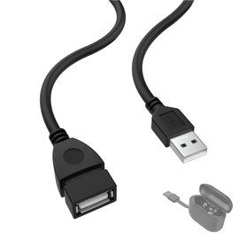 Zosvoses Go Air Pop Charger Cord Compatible with JLab Go Air Pop/Sport, Epic Air ANC/Sport ANC, JBuds Air/Sport/Executive/ANC/Play Gaming/Pro Wireless Earbuds, 5ft