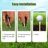 Lyreh Golf Tee Height Adjuster & Tees Holder Set, 5