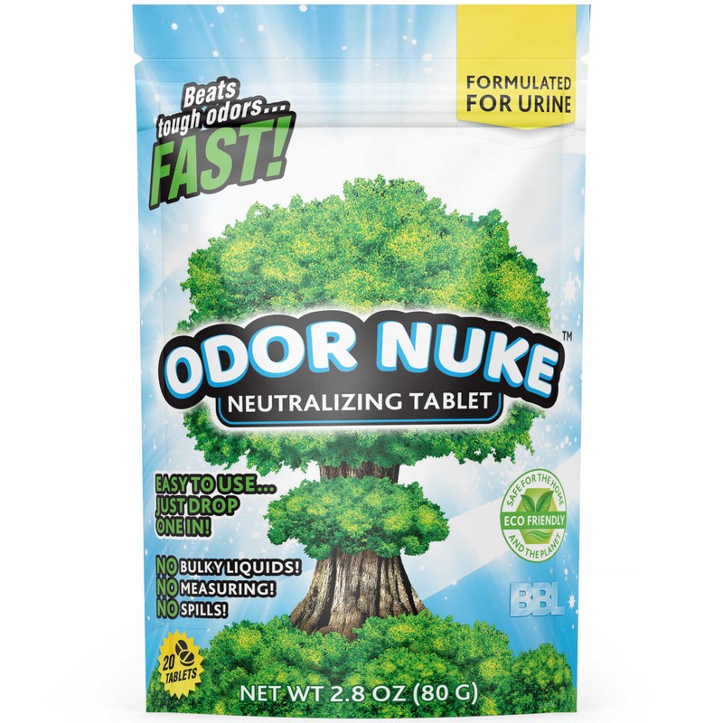 Human Urine Odor Neutralizer Tablets by ODOR NUKE - Kill