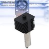Nozzle Hot End Kit, Removable Steel Nozzle, Brass Heating Block