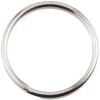 Nissa Chain P-836 Stainless Steel Double Ring, 0.4 x 4.7